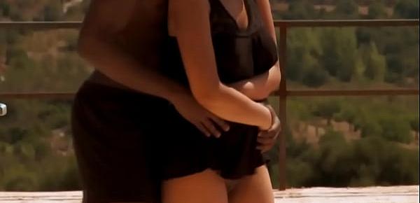 Black Couple Loving The Outside Sex Antics